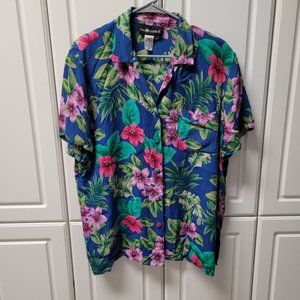 Sag Harbor Flowered Shirt (M)